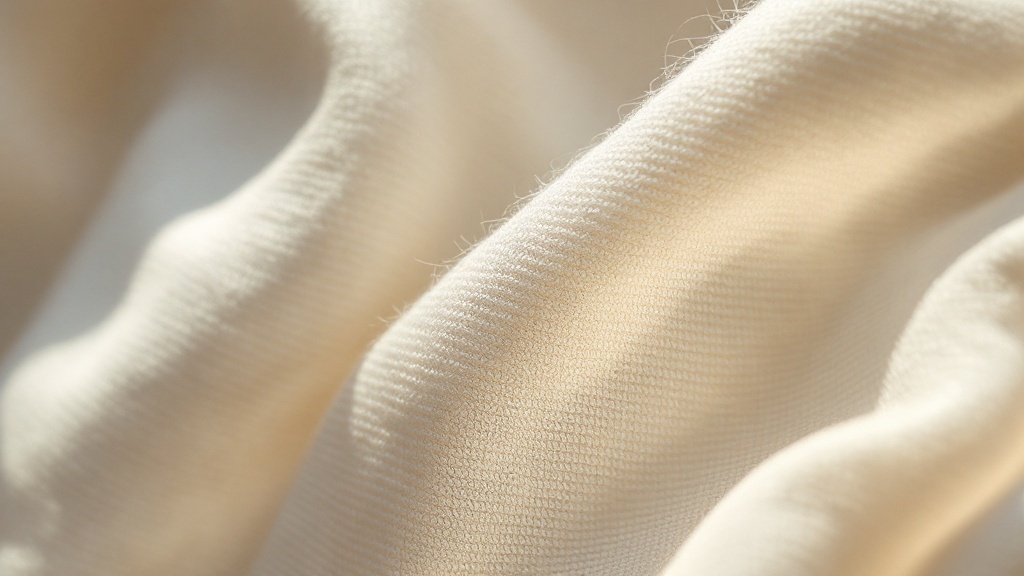 Primer plano de la superficie de tela textil tejida mostrando detalle de textura y dirección del grano